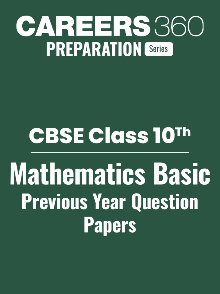 CBSE Class 10 Mathematics Question Papers | PDF | Quadratic Equation | Area