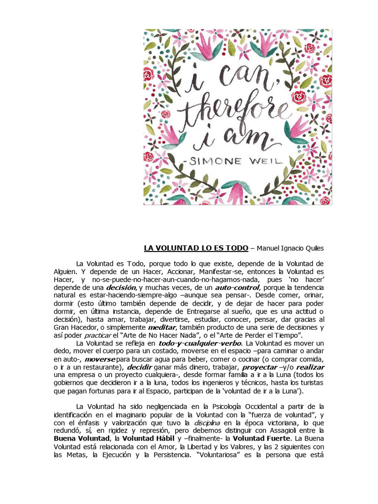 La Voluntad Lo Es Todo | PDF | Amor | Mente inconsciente