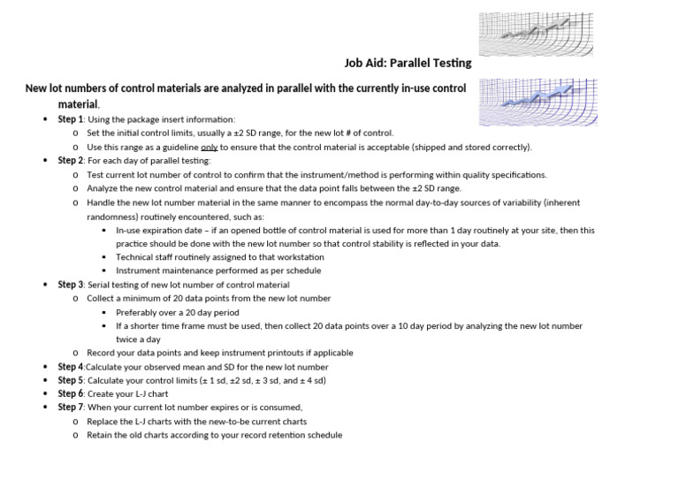 Job Aid 2 - Parallel Testing | PDF
