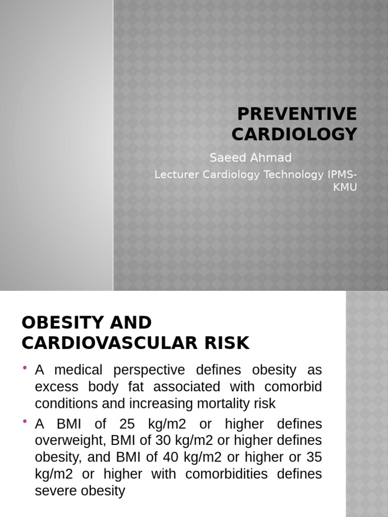 Obesity S Impact On Cardiovascular Risk Pdf Adipose Tissue Obesity