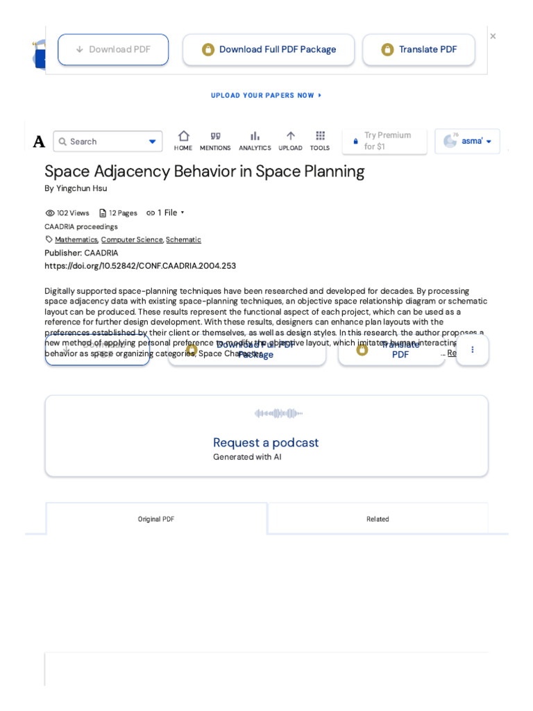 Space Adjacency in Planning Techniques | PDF | Space | Design