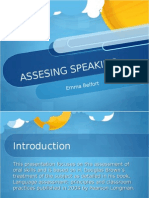 Assessing Speaking Presentation 20412
