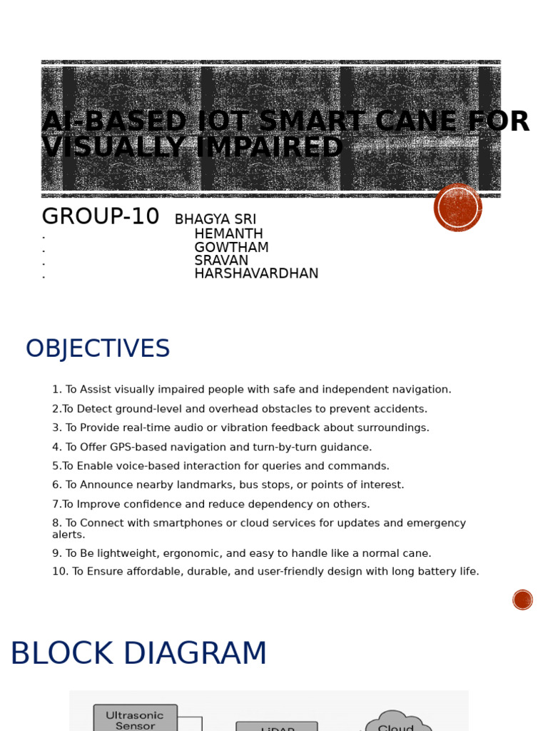 AI Smart Cane for Visually Impaired Navigation | PDF | Internet Of ...