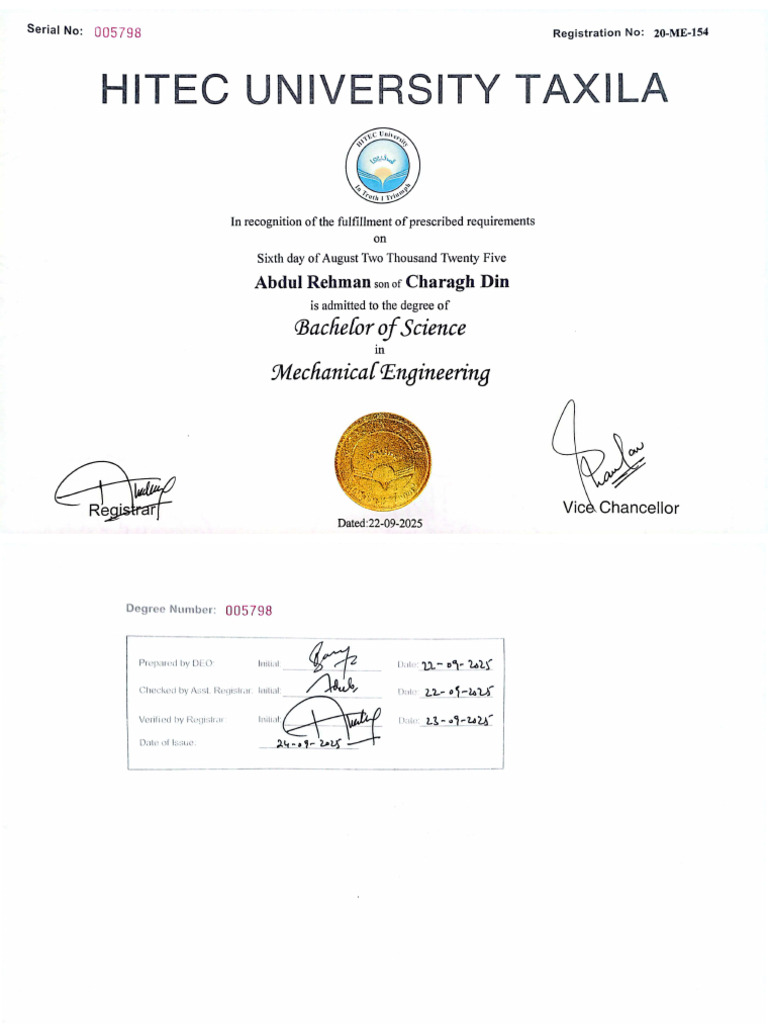 University Degree Scanned | PDF