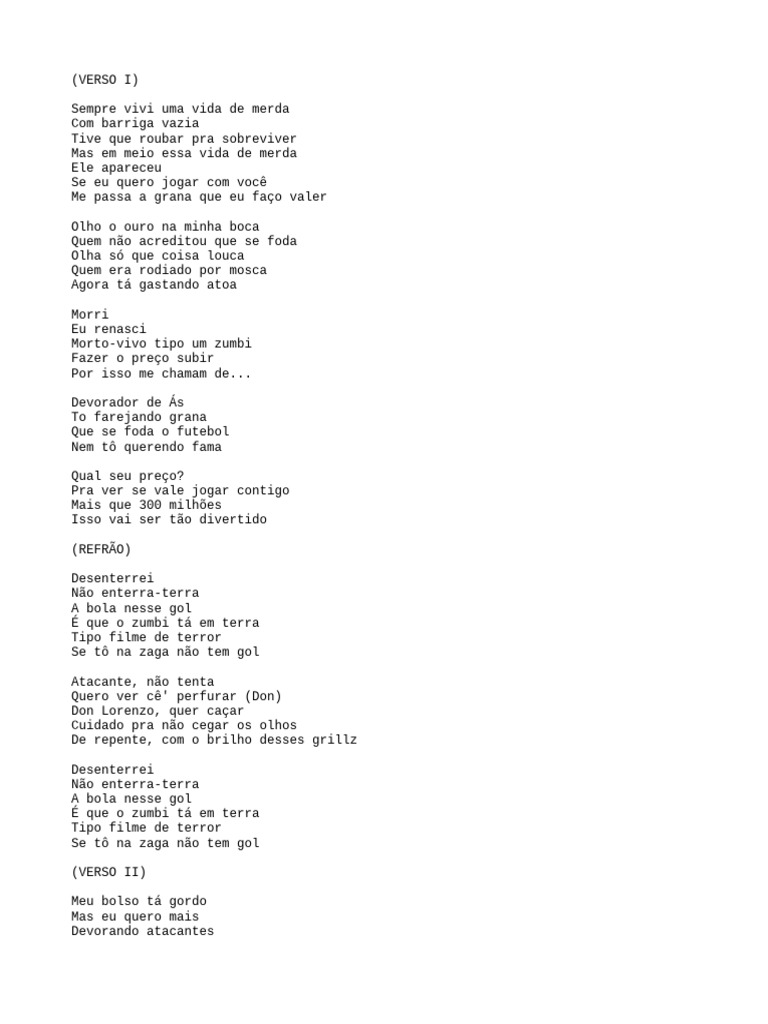 Letra de 