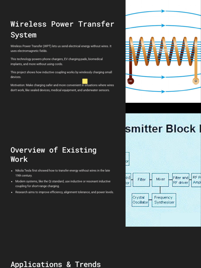 Wireless Power Transfer: Inductive Charging | PDF | Electric Power ...