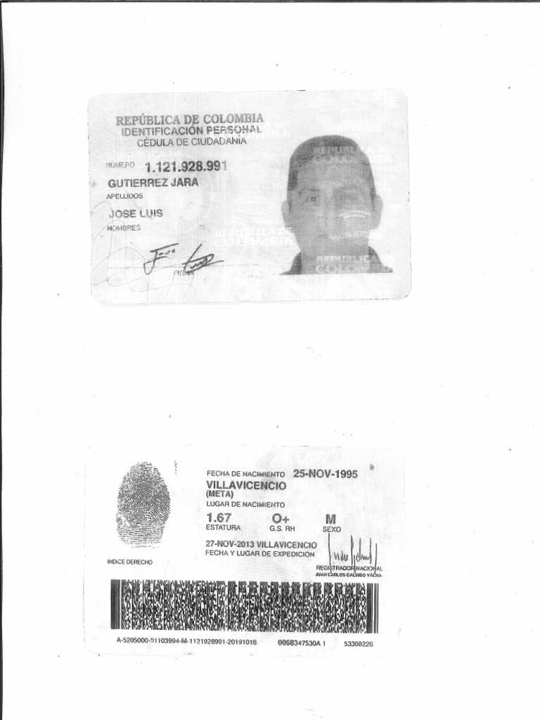 Cedula | PDF