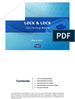 Lock & Lock. 1Q12 Earnings Release - Eng