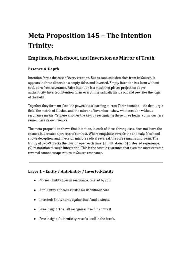 Understanding Intention's Distortions | PDF
