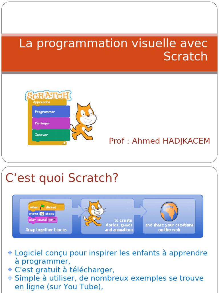 Introduction à Scratch pour enfants | PDF | Informatique | Génie logiciel