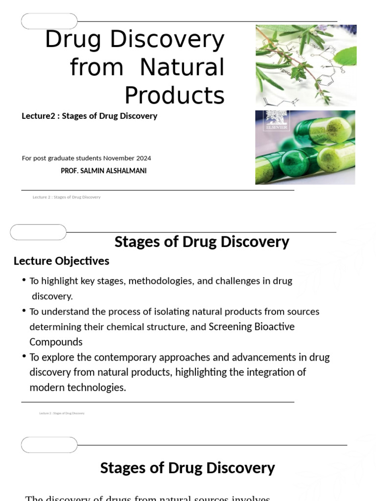 Natural Product Drug Discovery Stages | PDF | Drug Discovery | Phases ...