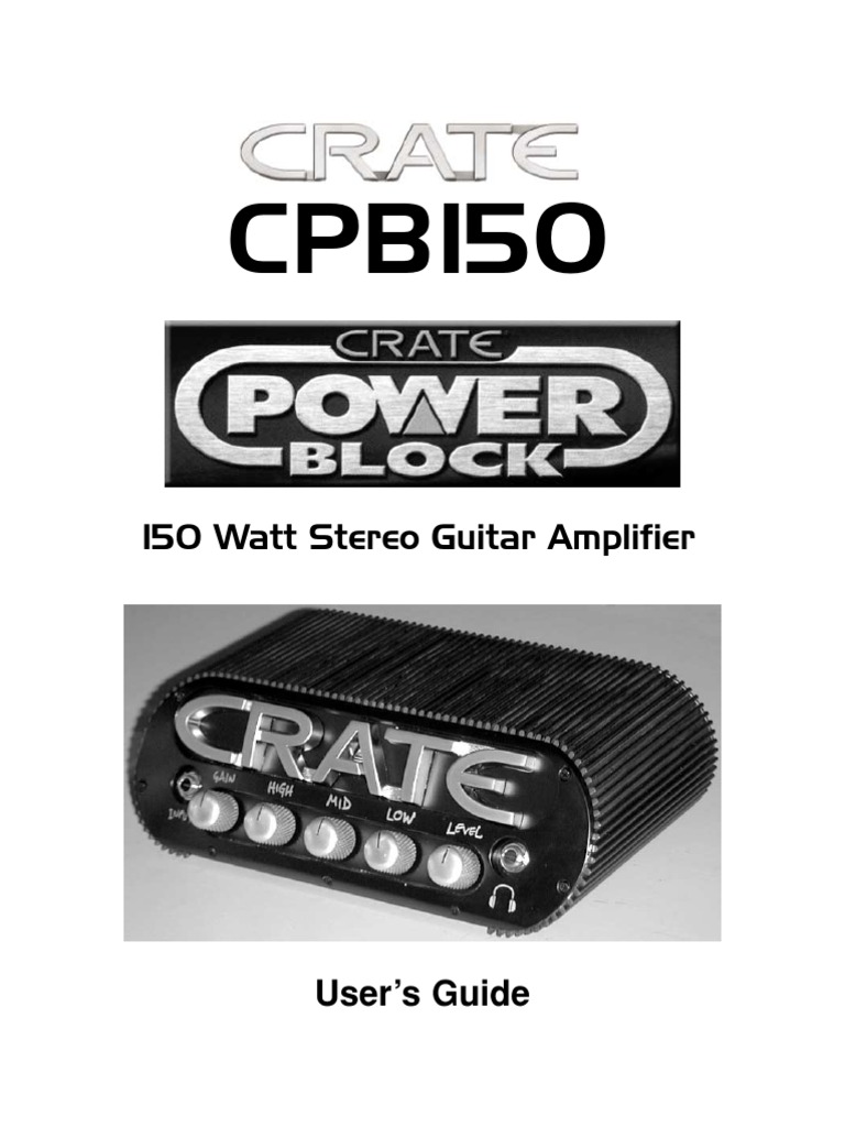 配信機器・PA機器・レコーディング機器 CRATE CPB150 POWER BLOCK Crate CPB150 PowerBlock | zZounds