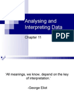 Analysing and Interpreting Data Chapter