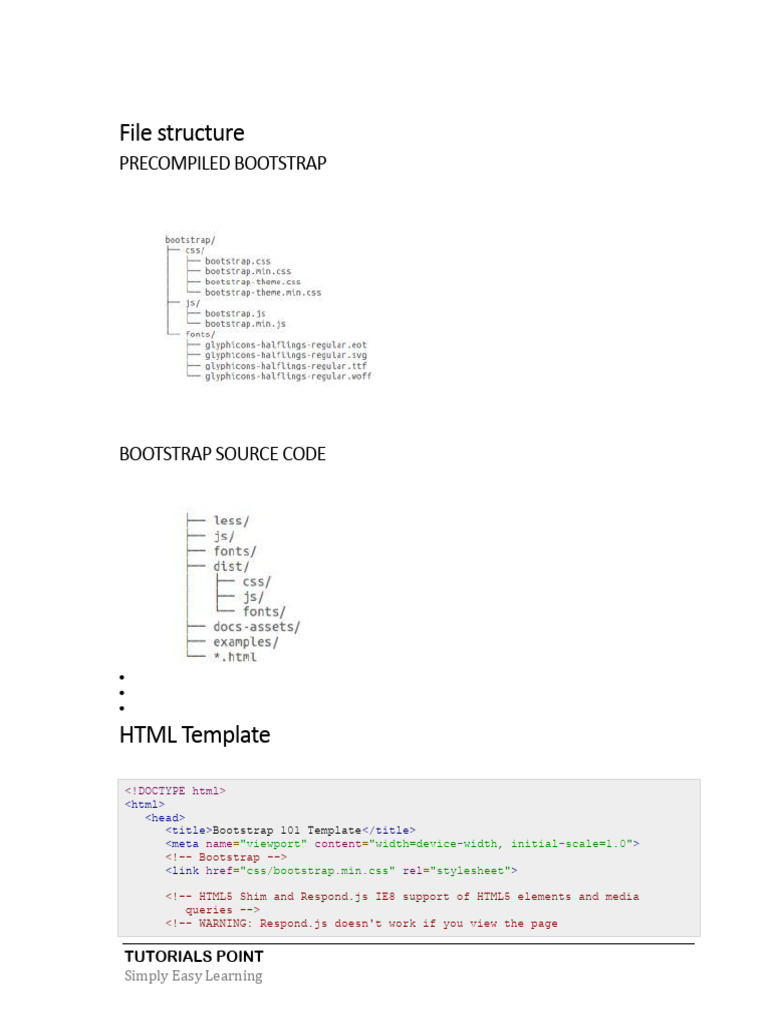 Bootstrap-Tutorial (1) 14 | PDF