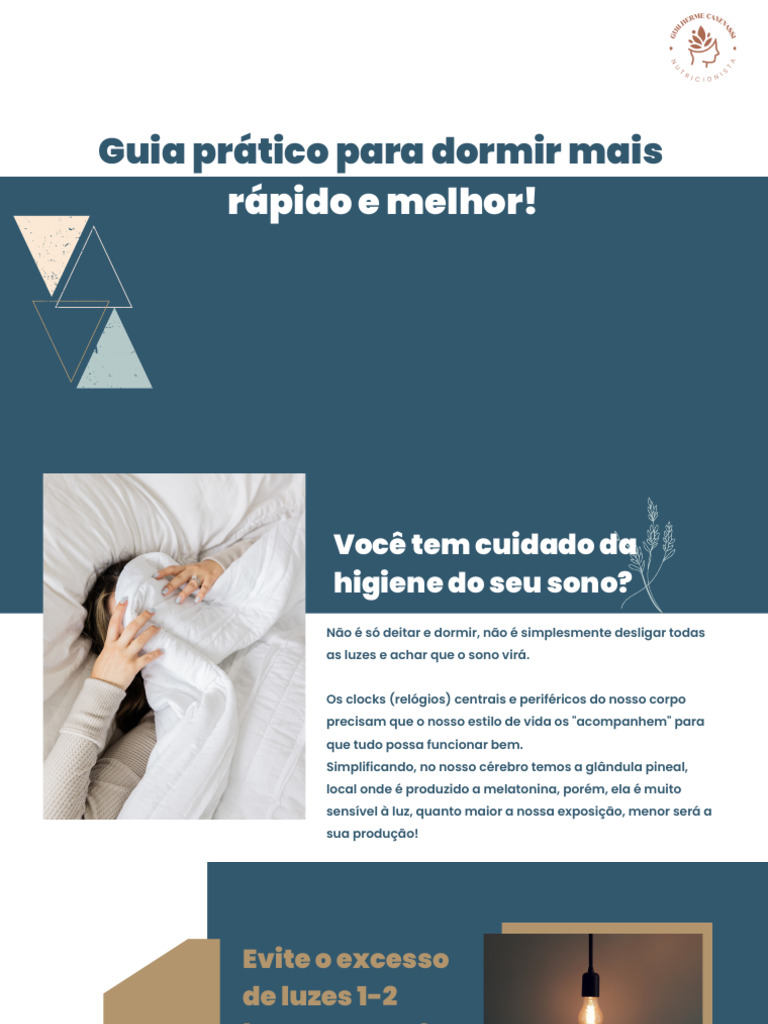 Dicas para Dormir Melhor e Mais Rápido | PDF | Dormir