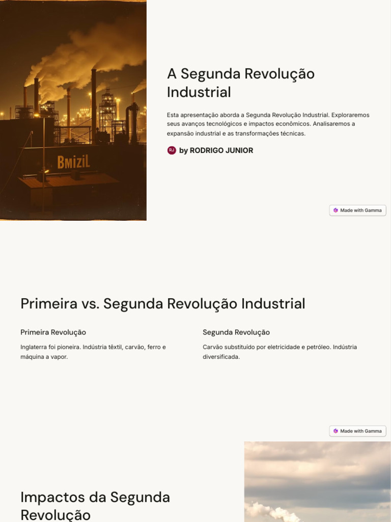 Impactos da Segunda Revolução Industrial | PDF