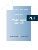 Curs Psihologia Muncii- Ioana Omer