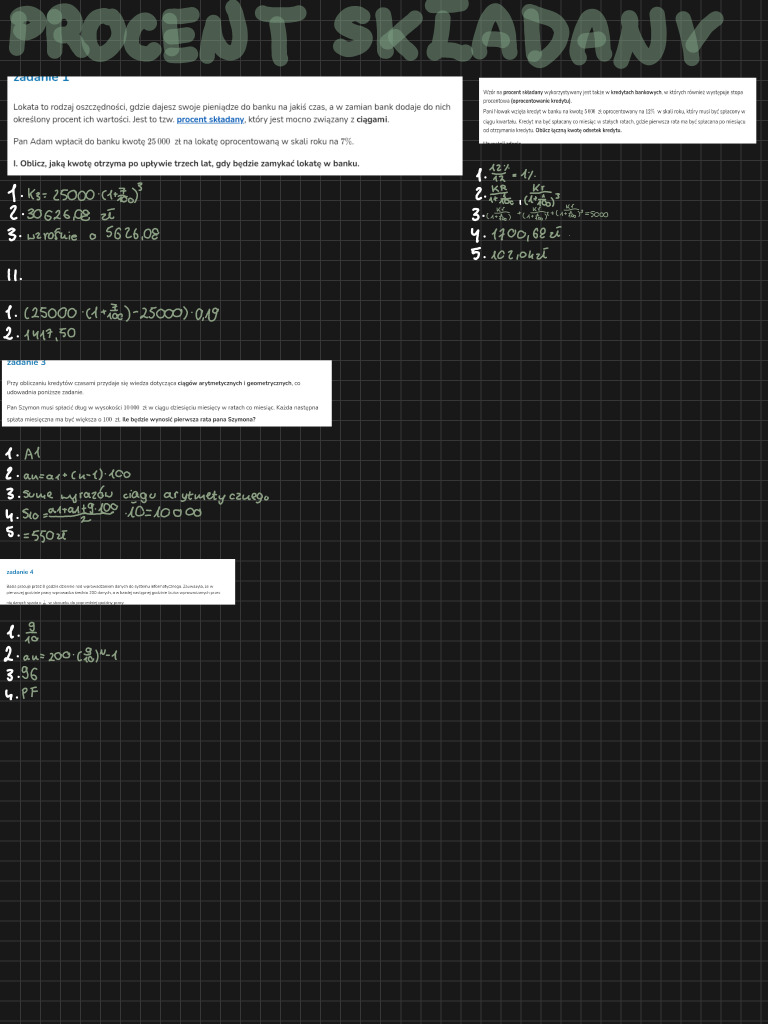 Procent Składany | PDF