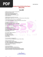 Solved Mscqs 2003 to 2011