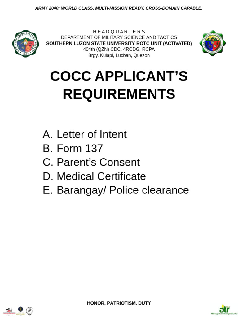 Table of Content - COCC | PDF