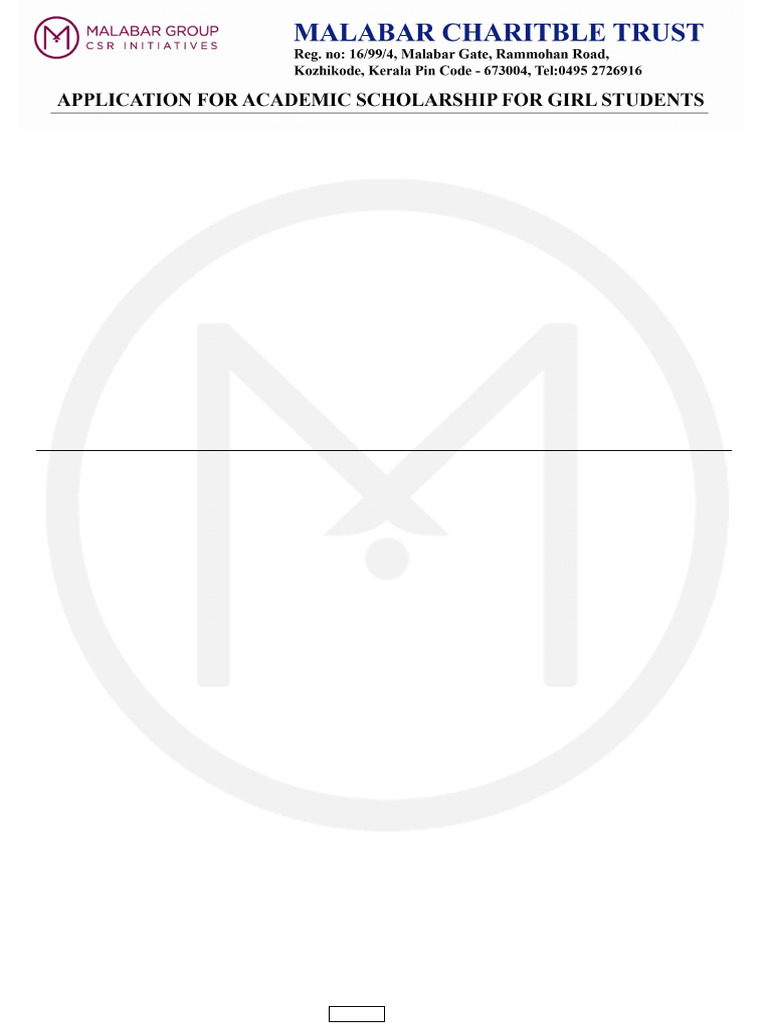 MCT Declaration | PDF