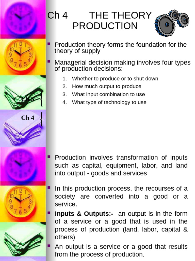 Understanding Production Analysis | PDF | Production Function | Long ...