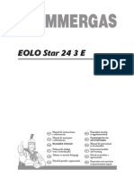 Паспорт, Котел газовый EOLO Star 24 3 E, руководство по эксплуатации. Immergas