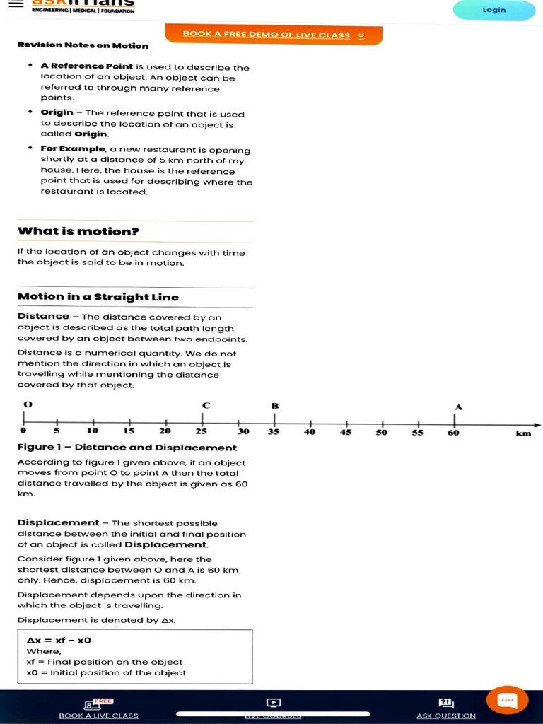 Motion | PDF