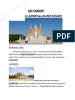 Assignment: Saint Patricks Cathedral Church Karachi