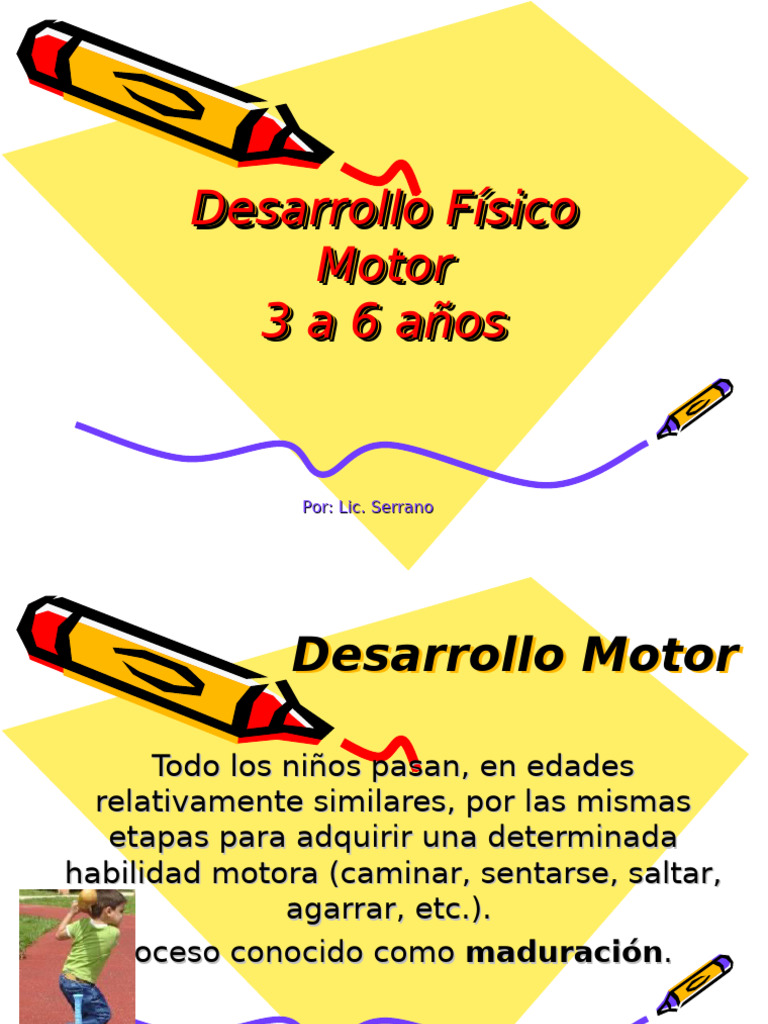 Desarrollo Motor en Niños de 3 a 6 Años | PDF | Aprendizaje | Ciencias ...