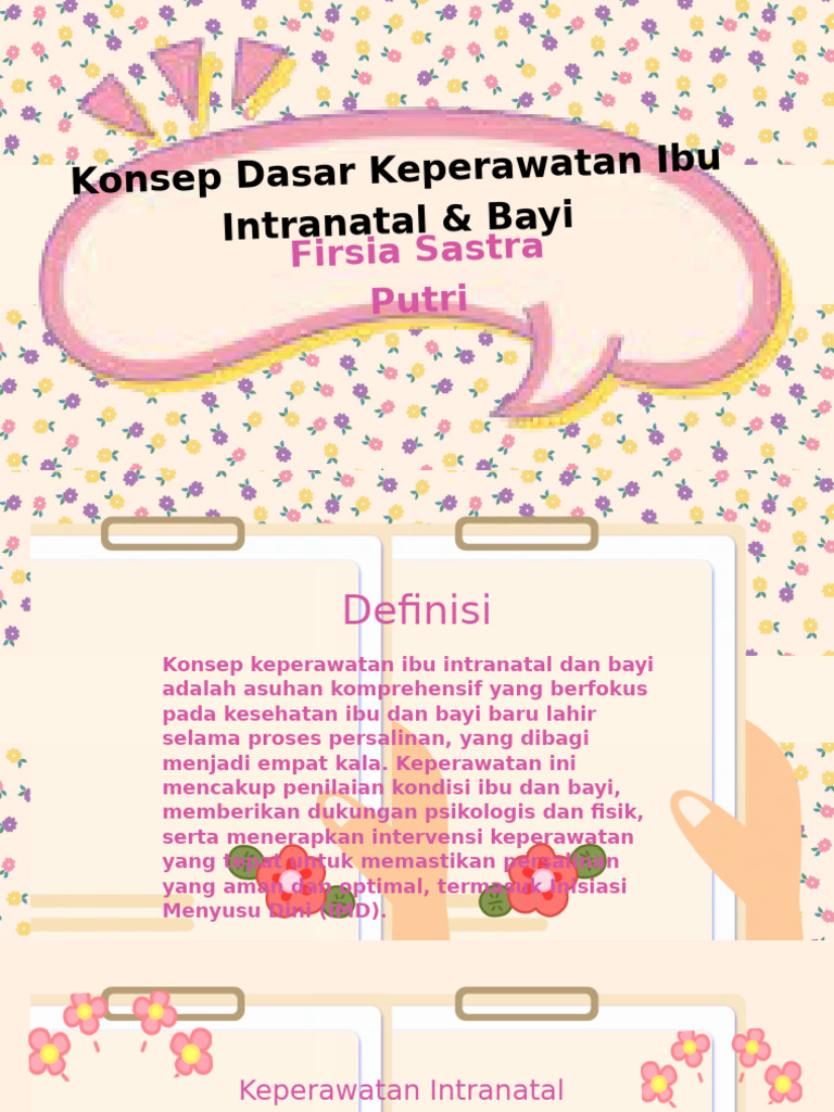 Konsep Keperawatan Ibu Intranatal Dan Bayi | PDF