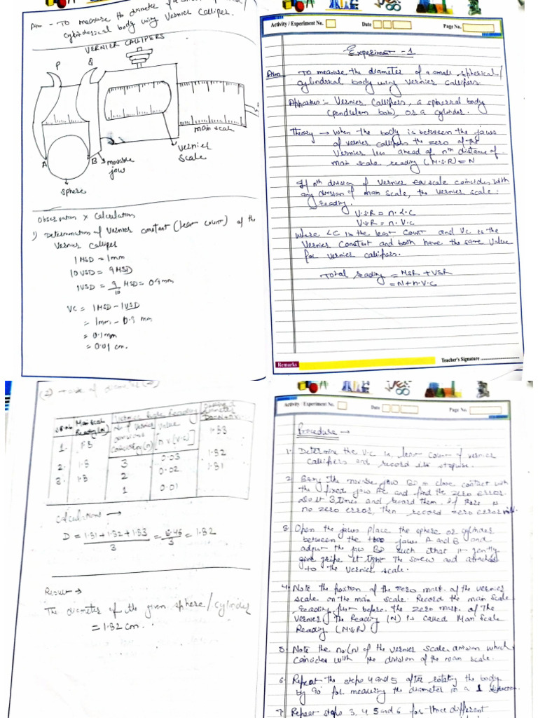Physics Da Practical | PDF