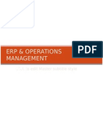 Erp & Operations Management