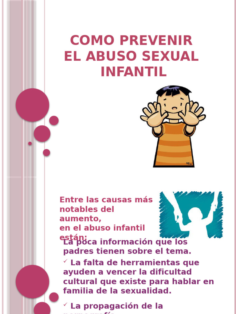 Prevenir El Abuso Sexual Infantil_1 | PDF | Abuso sexual | Abuso Sexual ...