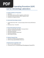 SOP for Stool Routine & Microscopy | PDF | Microscopy