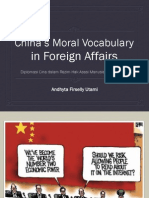 China's Moral Vocabulary in Foreign Affairs