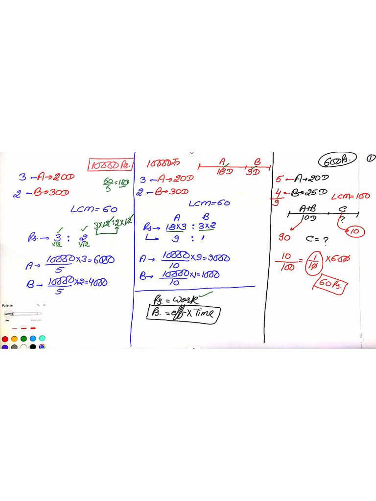 Time and Work Class 06 Annotation Notes | PDF