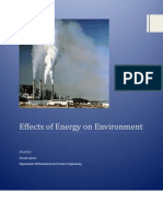 Effects of Energy On Environment