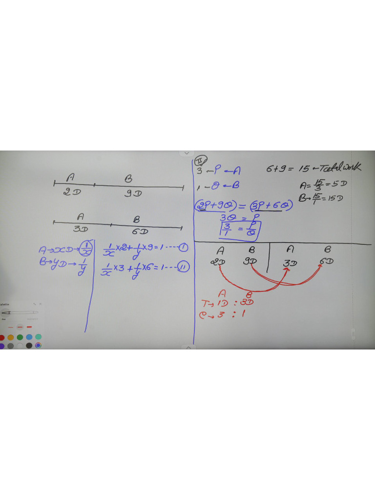 Time and Work Class 04 Annotation Notes | PDF