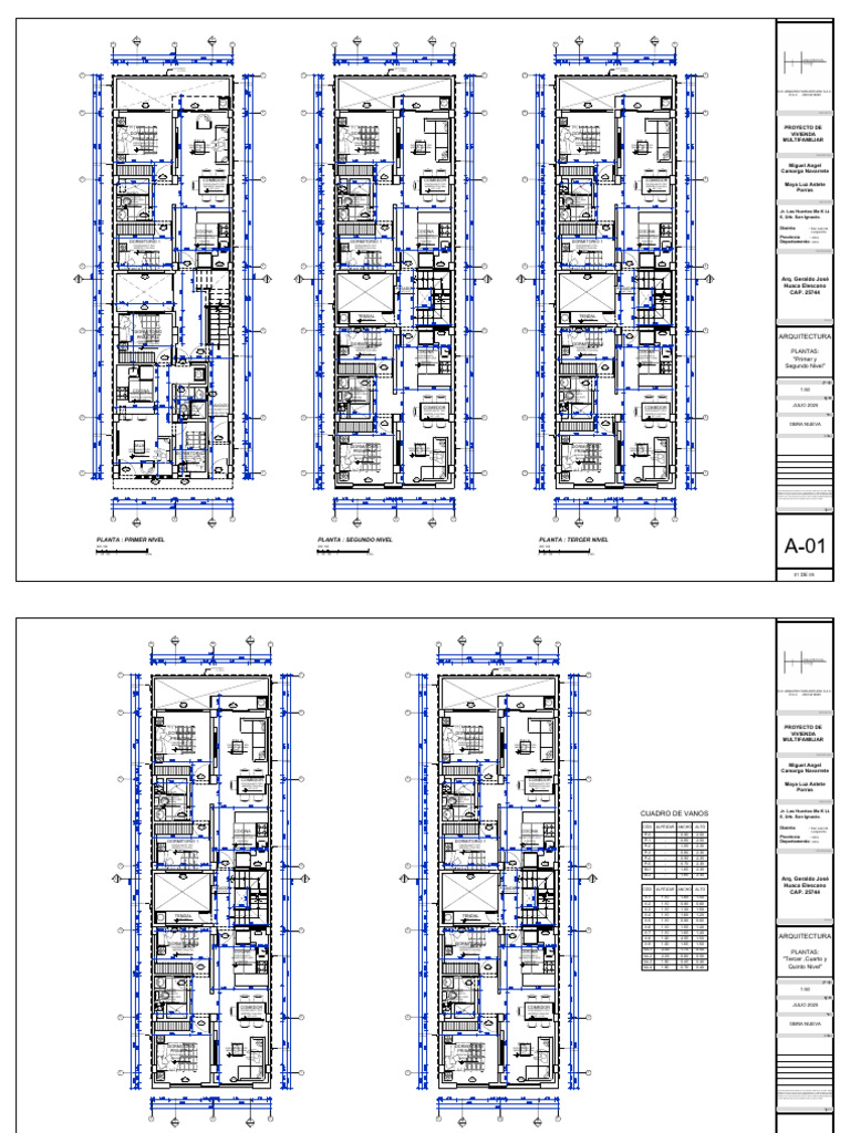 Proyecto de Vivienda Multifamiliar | PDF