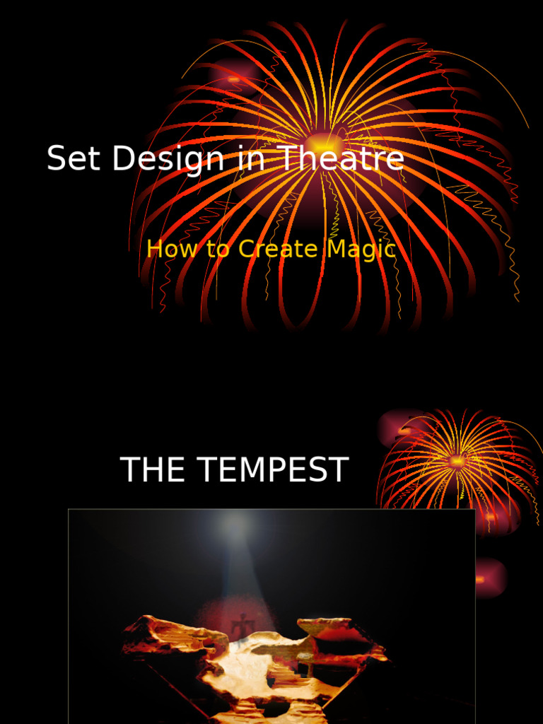 Set Design in Theatre | PDF