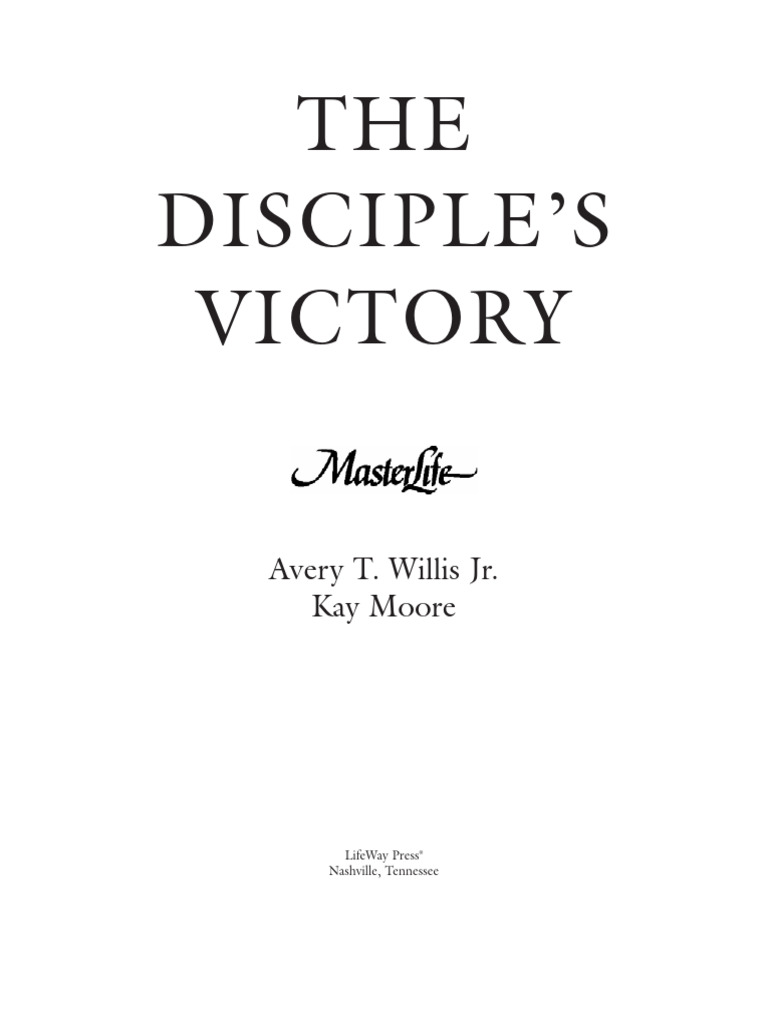 MasterLife 3: Disciple's Victory Guide | PDF | Disciple (Christianity ...