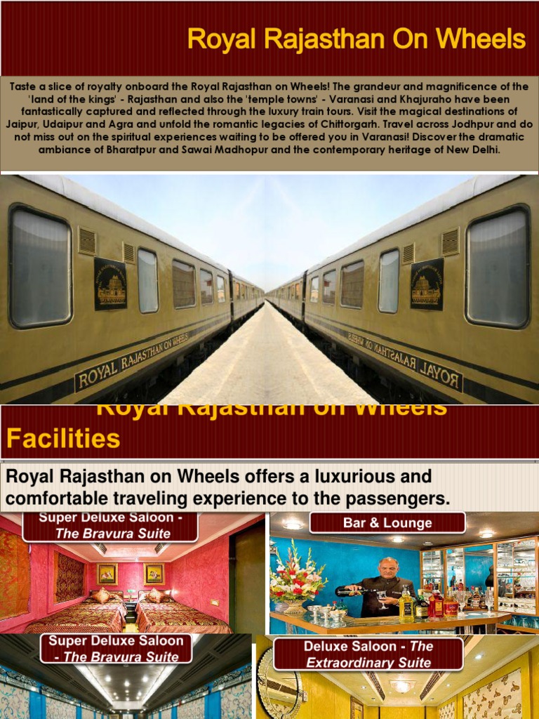Royal Rajasthan On Wheels | PDF | Transport | Business