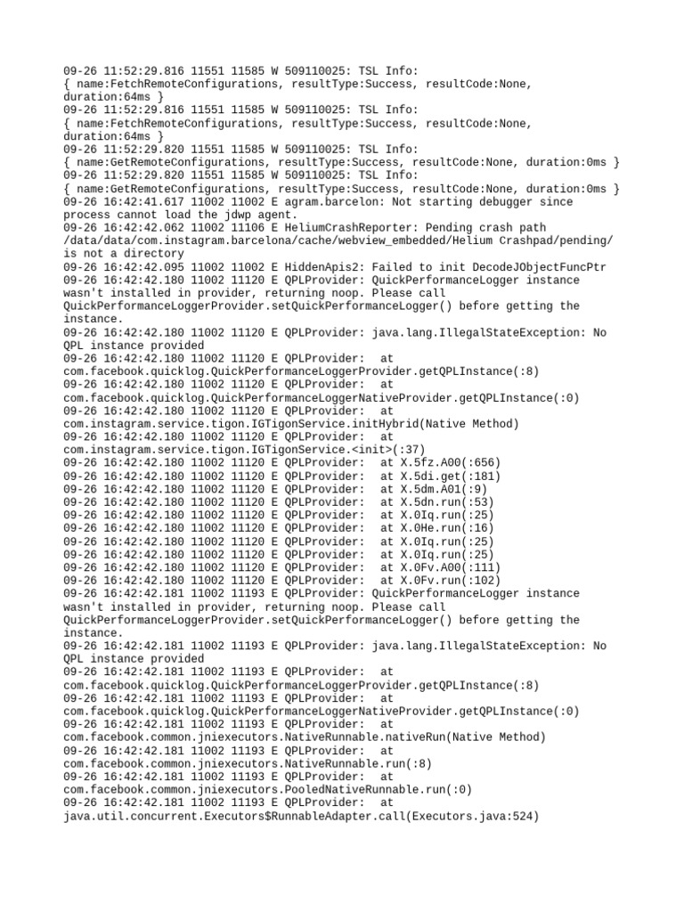 Instagram Debugging and Error Logs | PDF | Domain Name System | Data