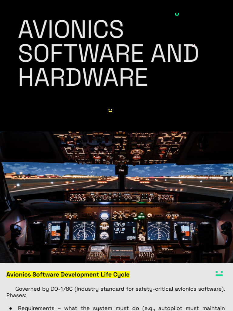 Avionics Software & Hardware Overview | PDF | Avionics | Embedded System