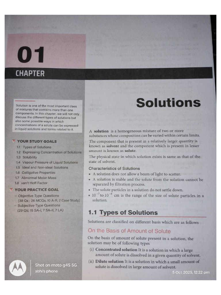 All in One Chemistry Ch1 Part 1 of 4 | PDF