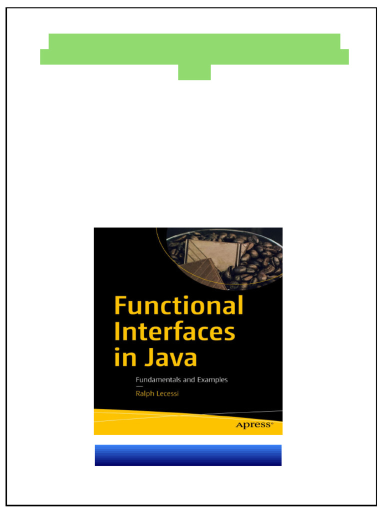 Functional Interfaces in Java Fundamentals and Examples 1st Edition ...