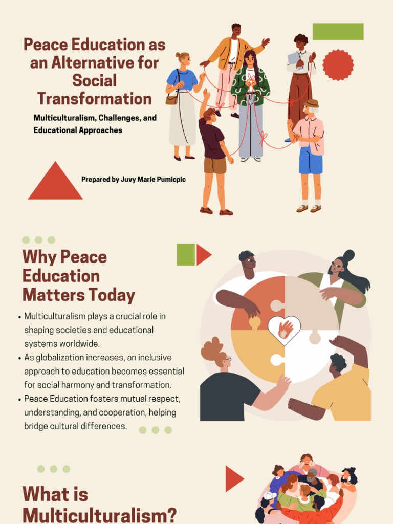 Peace Education As An Alternative For Social Transformation | PDF