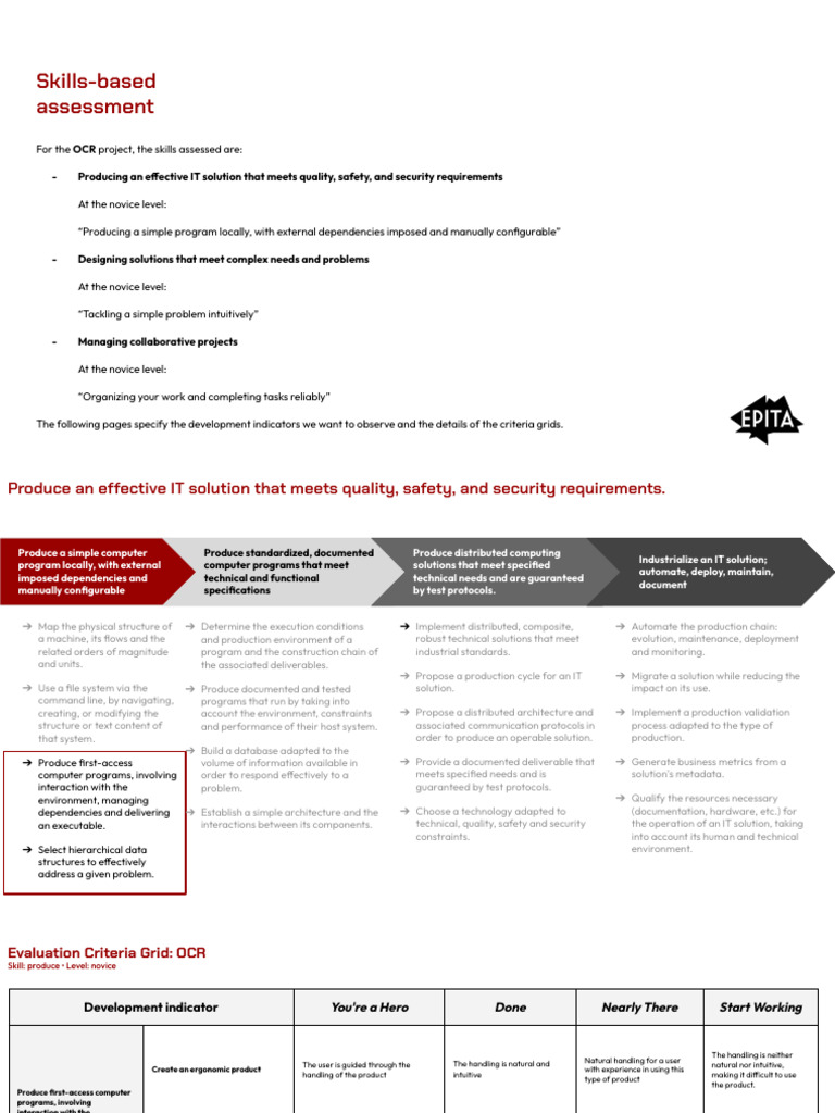 Skills Assessment for IT Solutions | PDF | Automation | Data