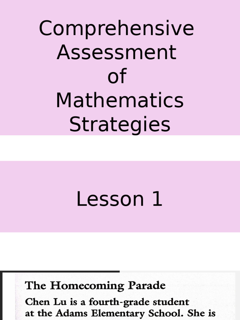 CAMS 1 Lesson 1 5 1 | PDF